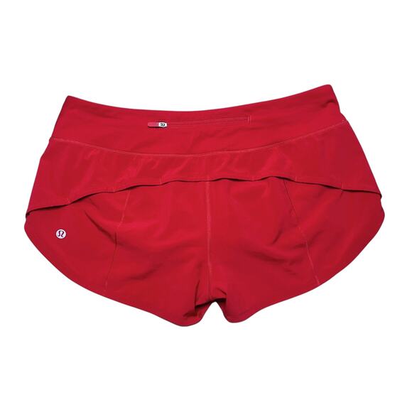Lululemon Speed Up Short 2.5" Dark Red Size 8 Regular - Picture 2 of 4